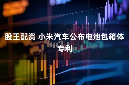 股王配資 小米汽車公布電池包箱體專利