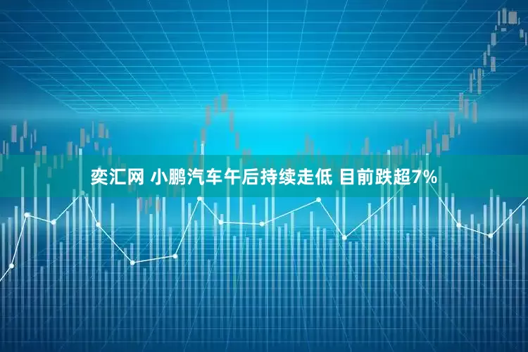 奕匯網(wǎng) 小鵬汽車午后持續(xù)走低 目前跌超7%