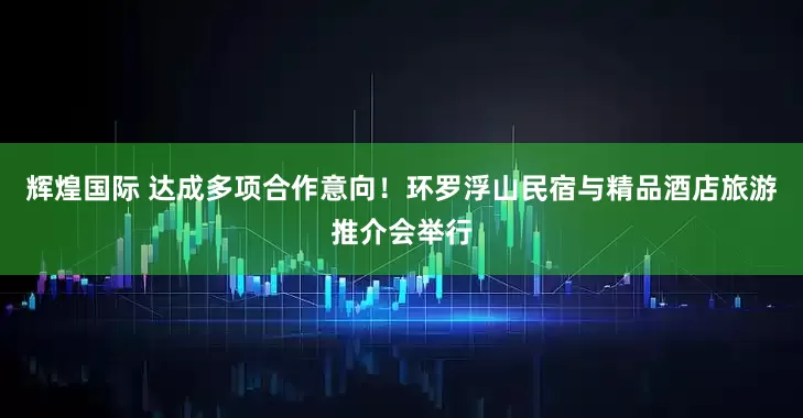 輝煌國際 達成多項合作意向！環羅浮山民宿與精品酒店旅游推介會舉行