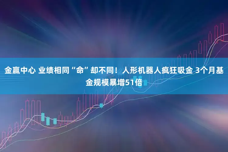 金贏中心 業(yè)績(jī)相同“命”卻不同！人形機(jī)器人瘋狂吸金 3個(gè)月基金規(guī)模暴增51倍